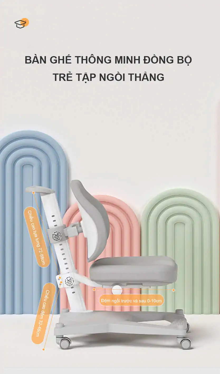 Bàn học thông minh rèn luyện tính tự lập