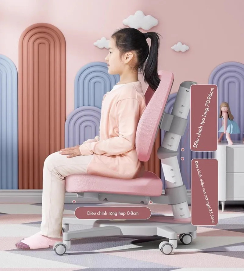 Những lưu ý cần nắm rõ khi trẻ sử dụng bàn ghế chống gù
