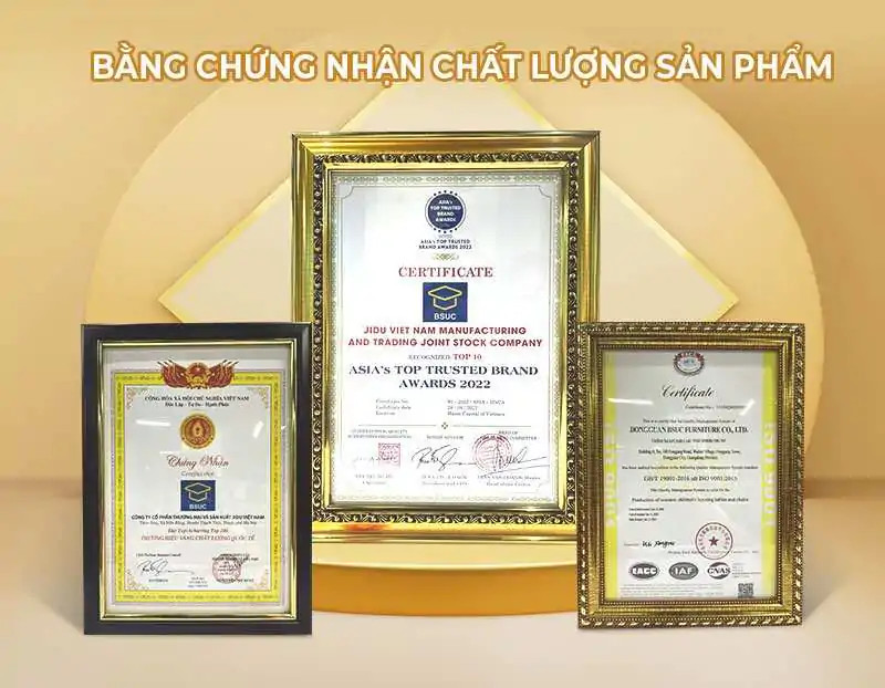 BSUC vinh dự nhận nhiều chứng nhận chất lượng trong nước và quốc tế.
