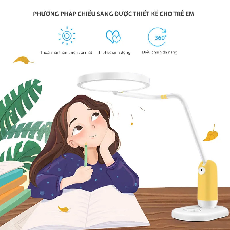Review đèn học chống cận bảo vệ mắt cho bé hiệu quả