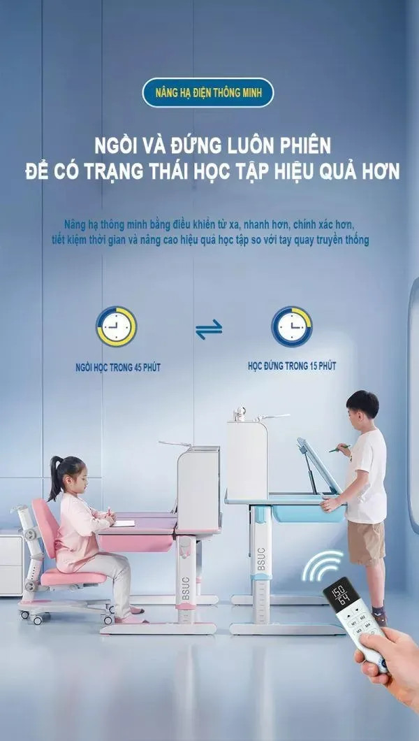 Điều chỉnh độ nghiêng mặt bàn