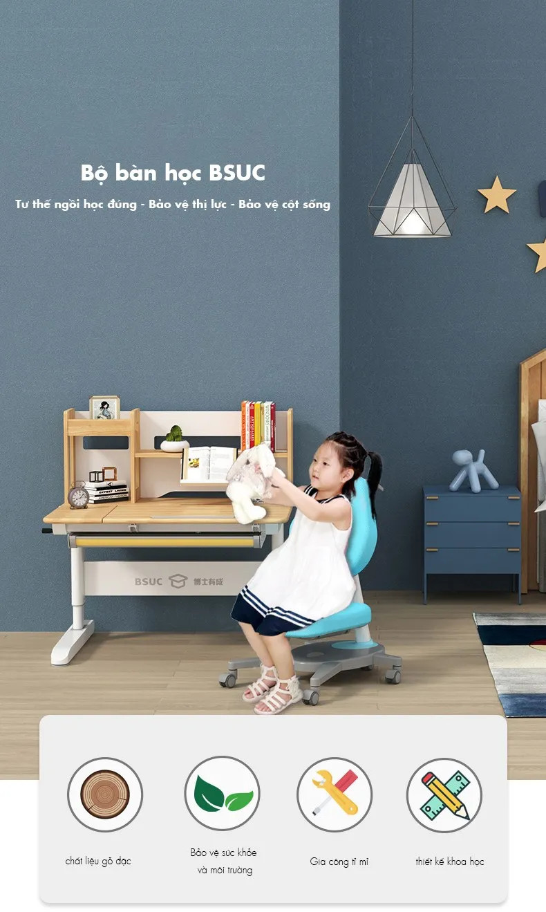 Góc nghiêng của bàn học BSUC DRZ-10002S