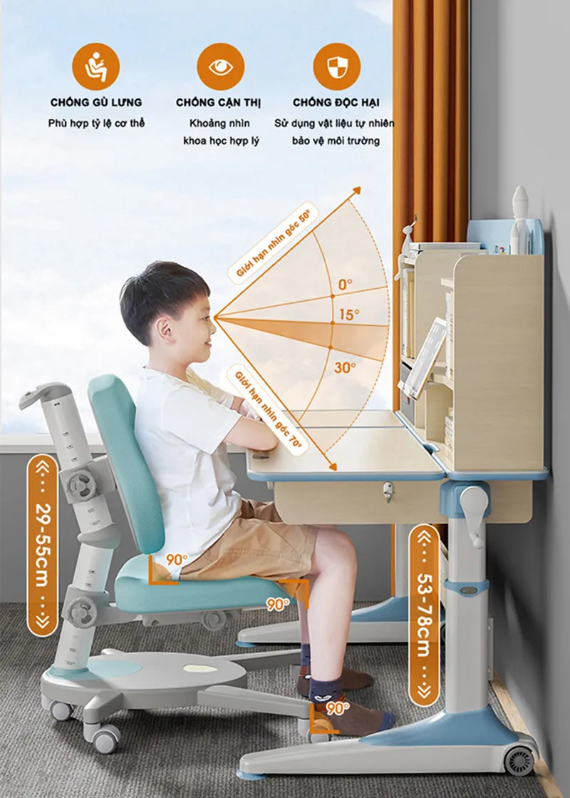 Bàn học thông minh Hoà Bình chất lượng nhất