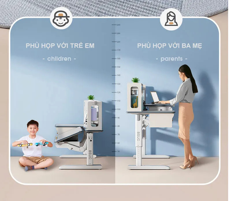 Mẫu bàn chống gù BSUC cao cấp nâng hạ thủy lực mã DRZ-12002