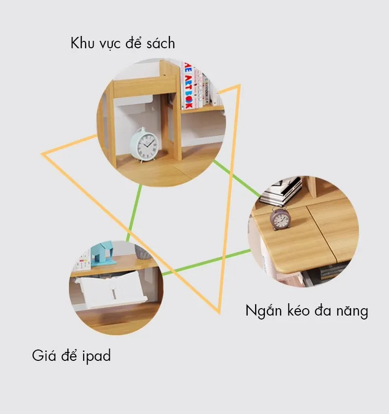 Ngăn kéo và hộc tủ của bàn học BSUC DRZ-10002S